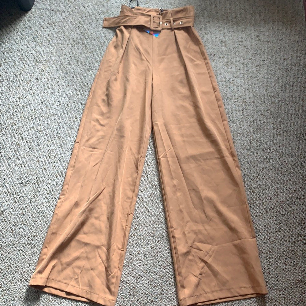 NWT PLT Khaki Flared Trousers 💛